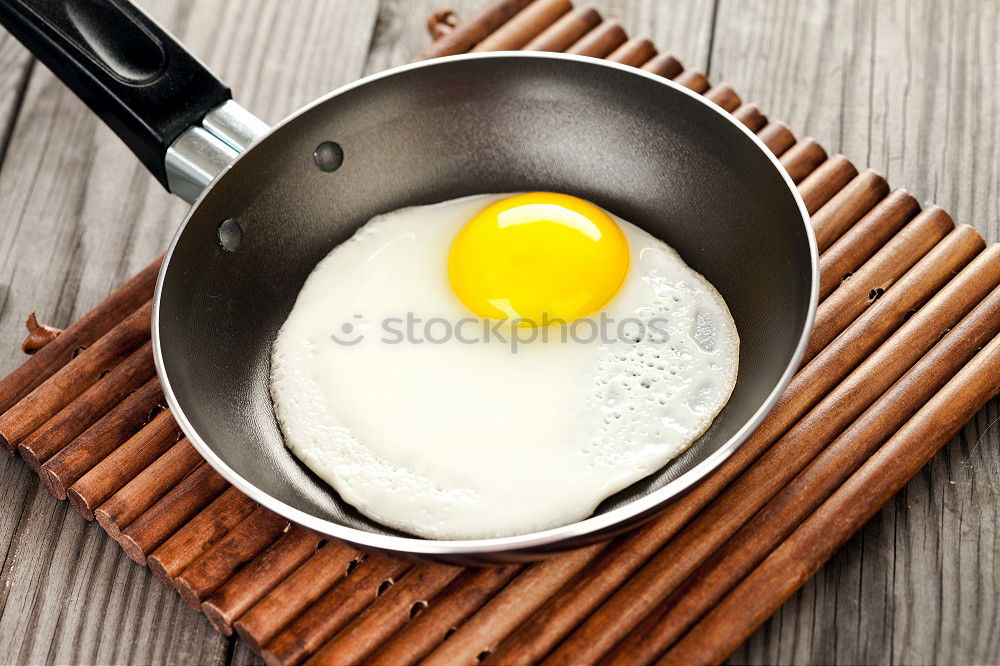 Similar – Image, Stock Photo Fried egg face with slice of bread