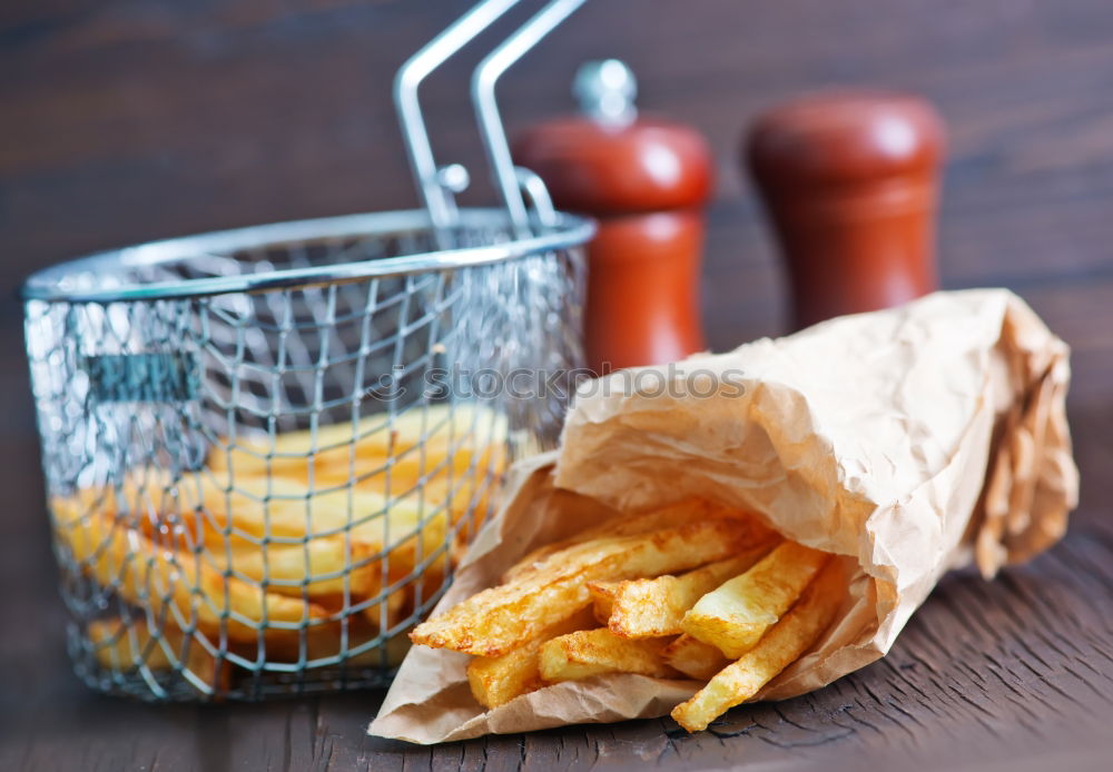 Similar – Image, Stock Photo Delicious food on recycling napkins