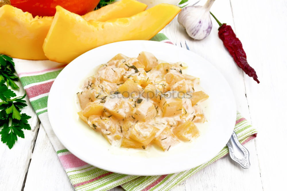 Image, Stock Photo Gnocchi in sage butter I