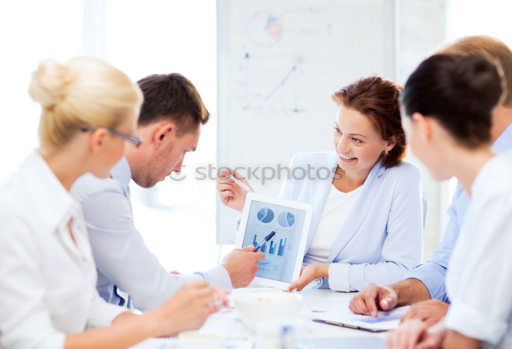 Similar – Image, Stock Photo People in whites in hall