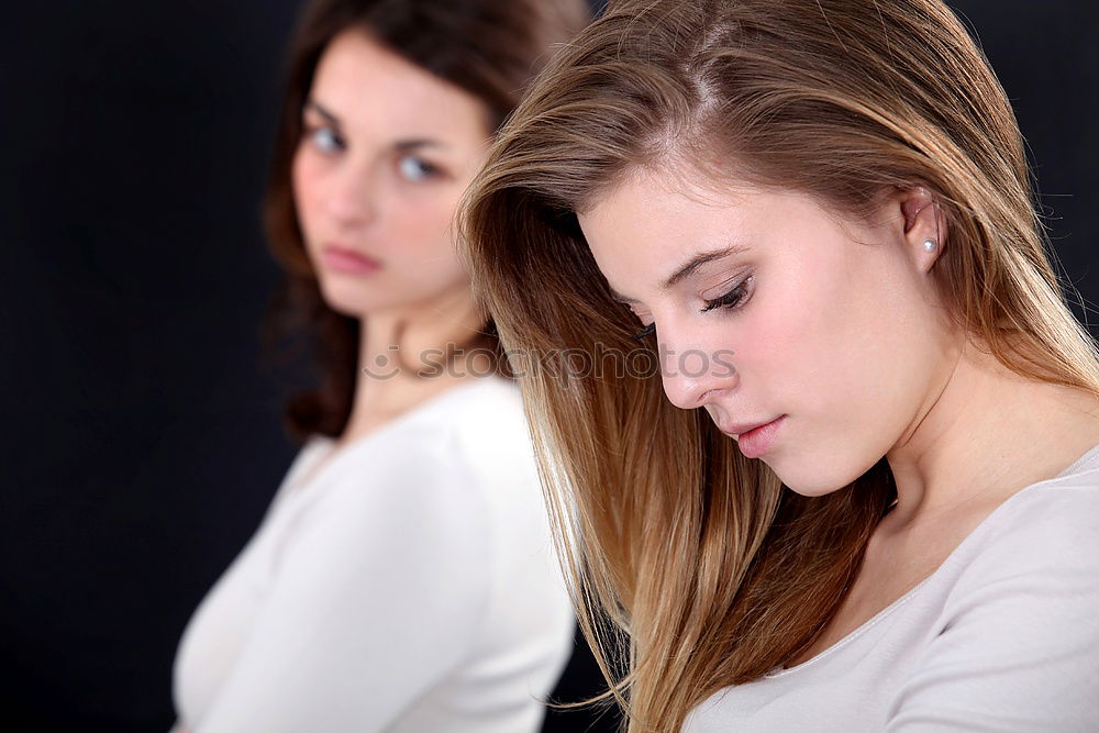 Similar – Female couple standing together