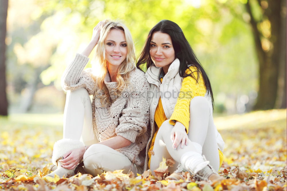 Similar – Image, Stock Photo Photographer showing a picture to her friend.