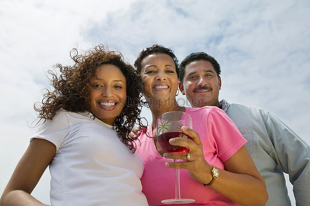 Similar – Image, Stock Photo man and woman doing wine tasting outside