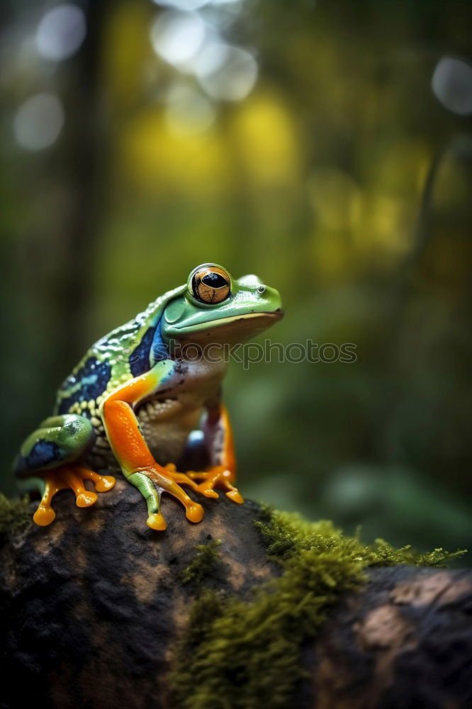 Similar – Frog King Nature Autumn