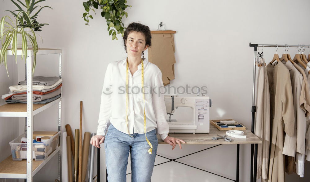 Similar – Image, Stock Photo Craftsman Handmade Artist Showroom Workshop Concept