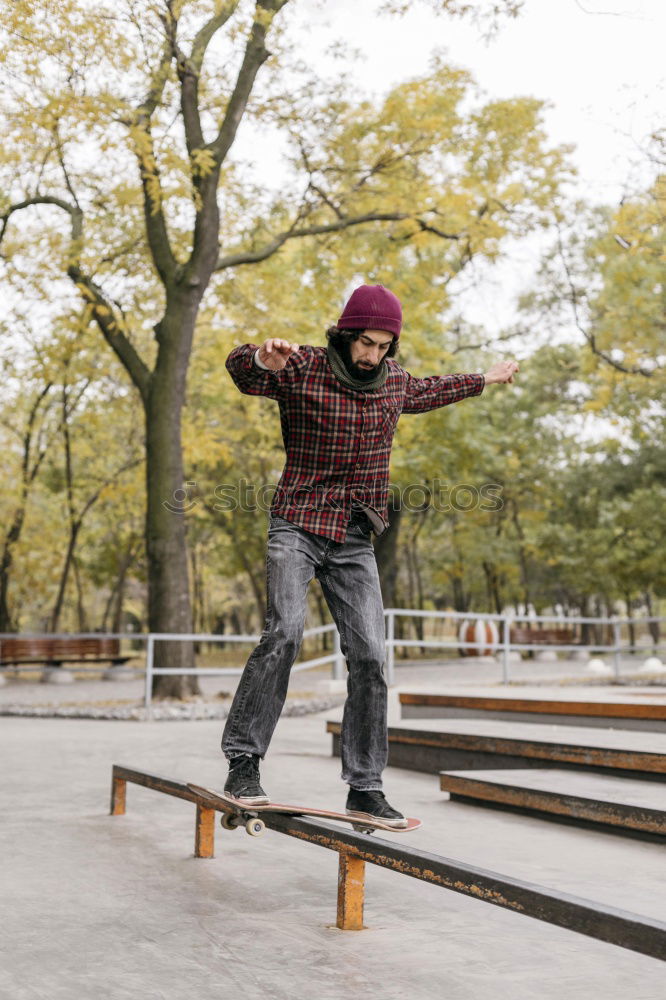 Similar – Young man jumping on street