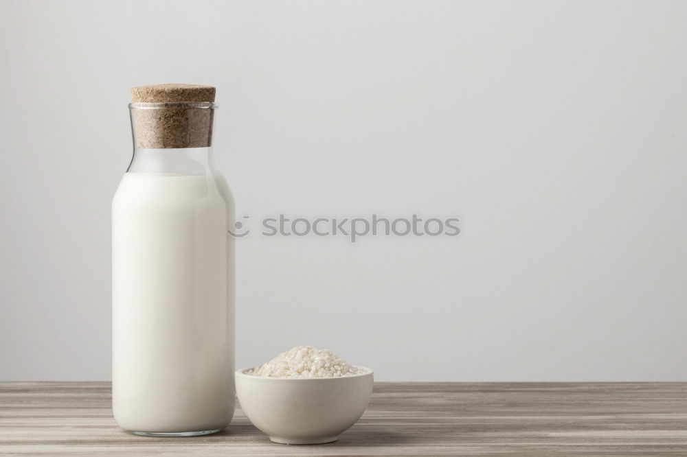 Similar – Glass bottle of milk Milk