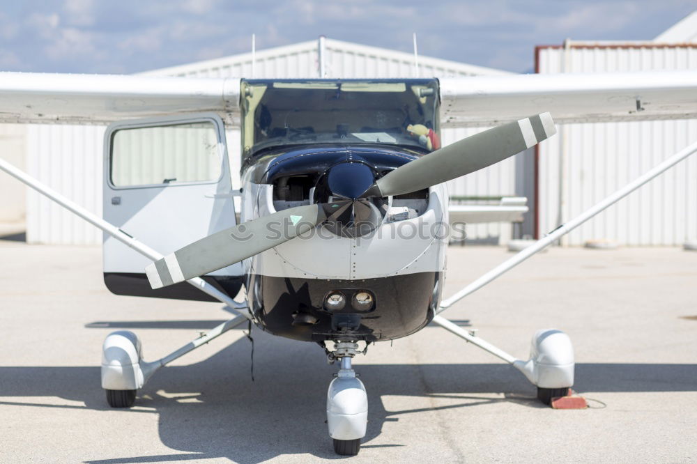 Similar – Image, Stock Photo Airplane on airfield.