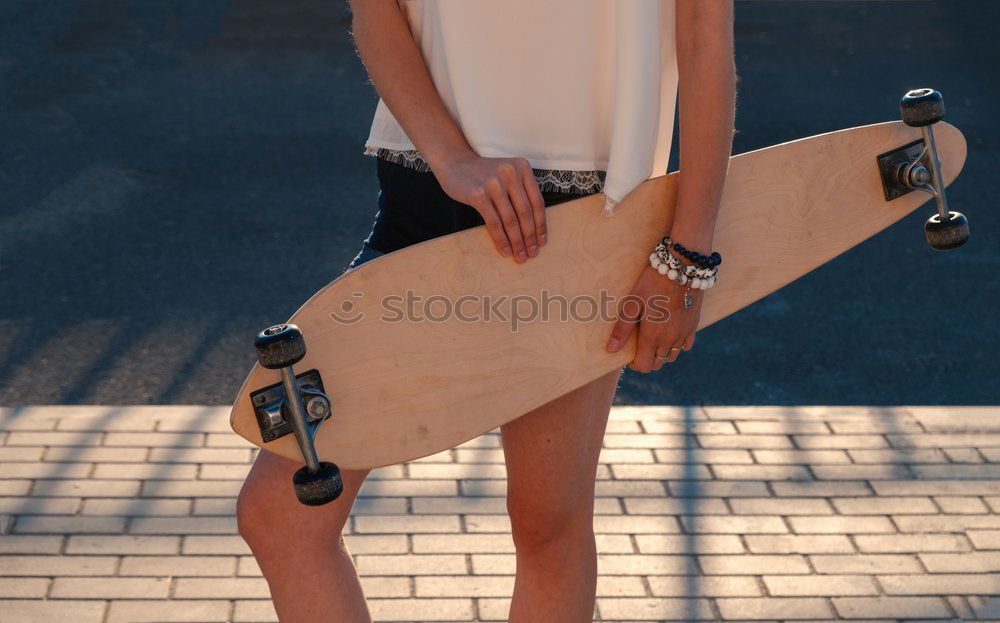 Similar – cruisin with my longboard