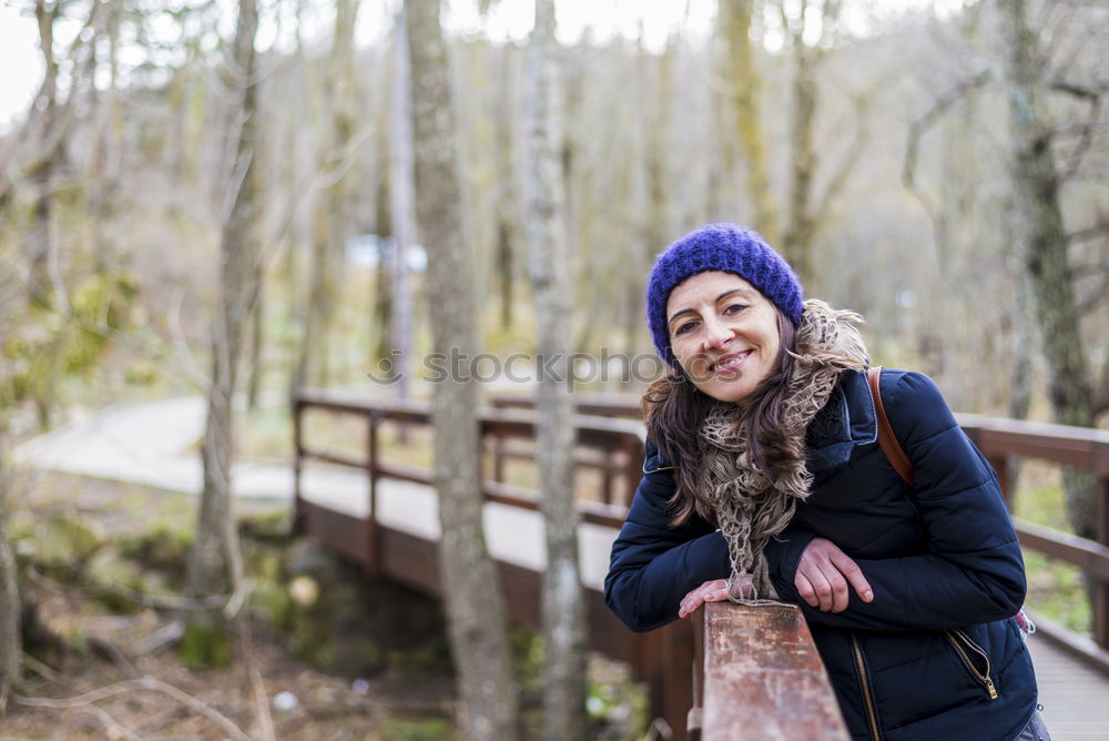 Similar – She laughs, the girl in the peaked cap