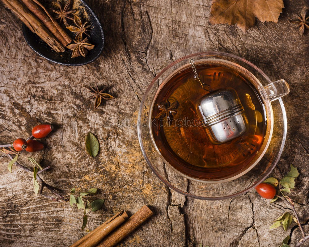 Similar – Image, Stock Photo mulled wine in a brown cup