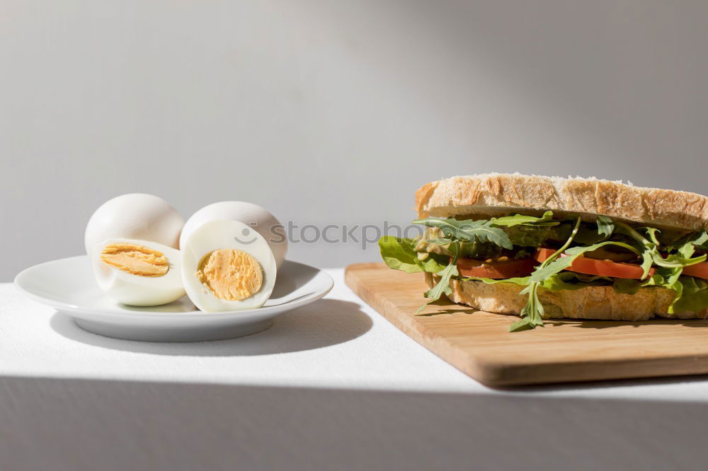 Similar – Image, Stock Photo sandwich of French toast