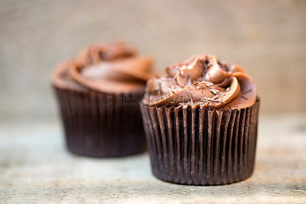 Similar – Chocolate muffins III Food