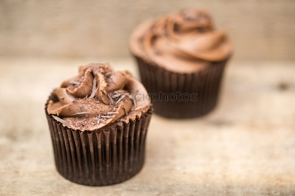 Similar – Image, Stock Photo chocolate muffins Food