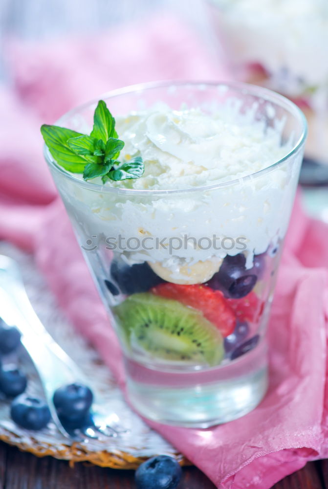 Similar – Image, Stock Photo blueberry yoghurt Yoghurt