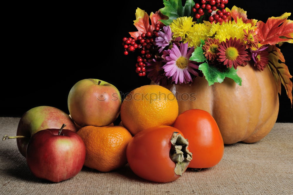 Similar – Image, Stock Photo Autumn flower composition with sunflowers and dahlias.