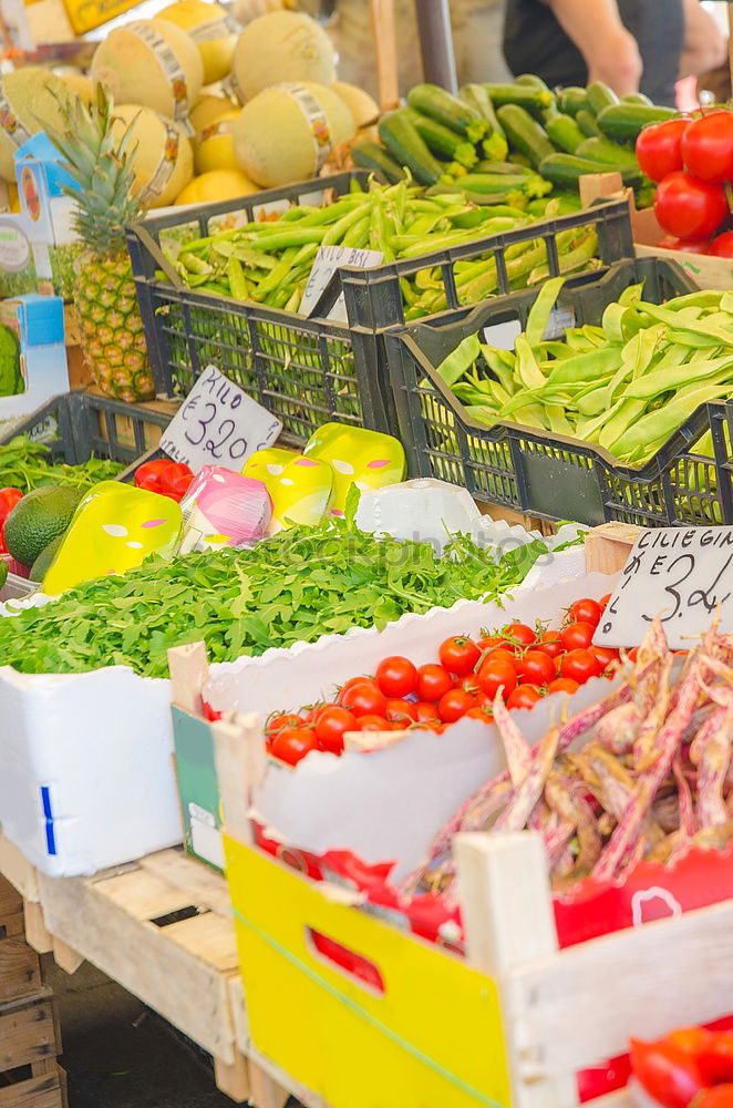 Similar – Foto Bild damals auf dem markt, du und ich, frisches gemüse kaufend…