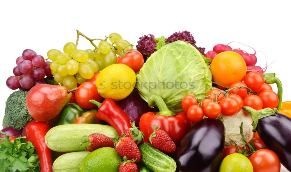 Similar – Image, Stock Photo Fruit and vegetables Food