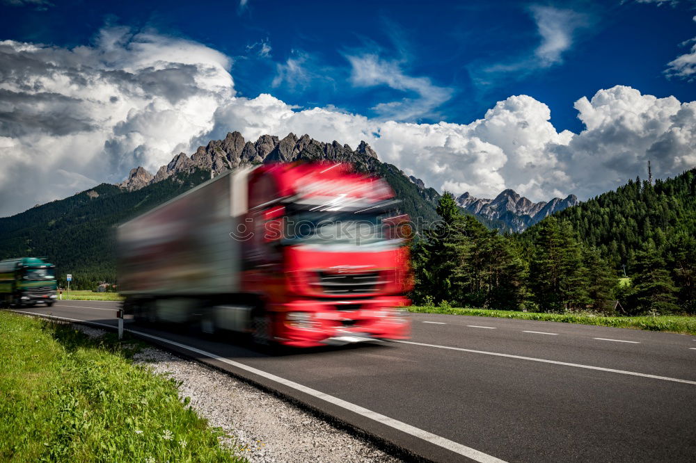 Similar – Image, Stock Photo Norway road Transport