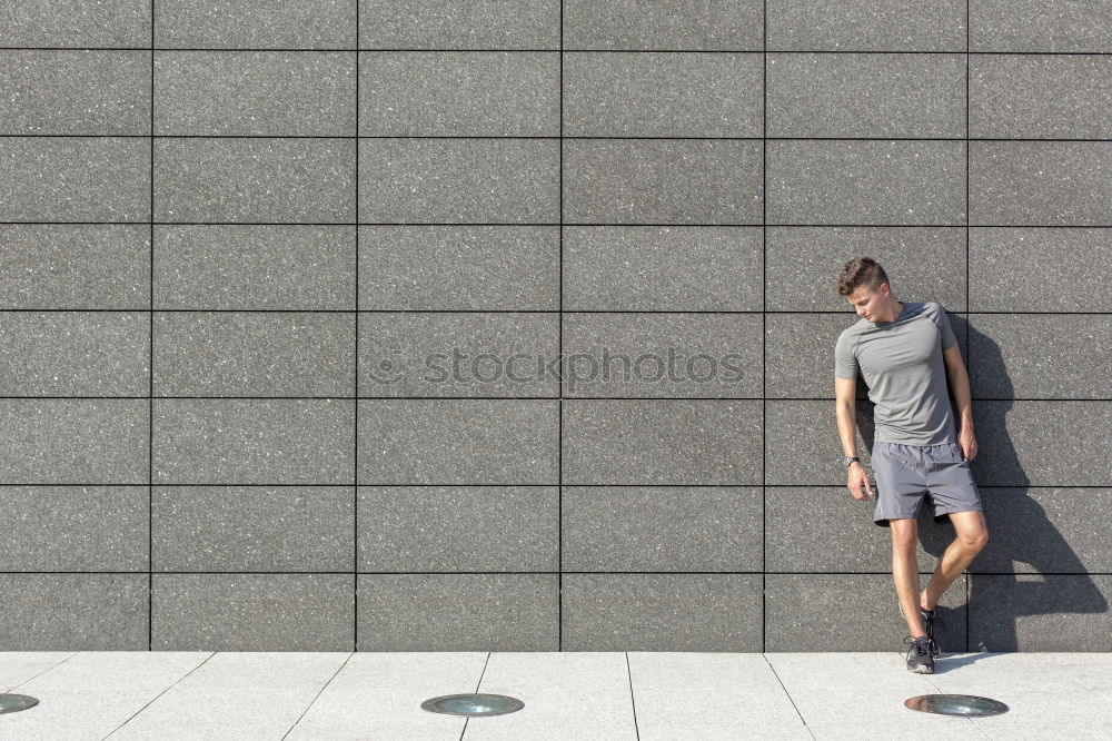 Similar – Muscular man working out in the city