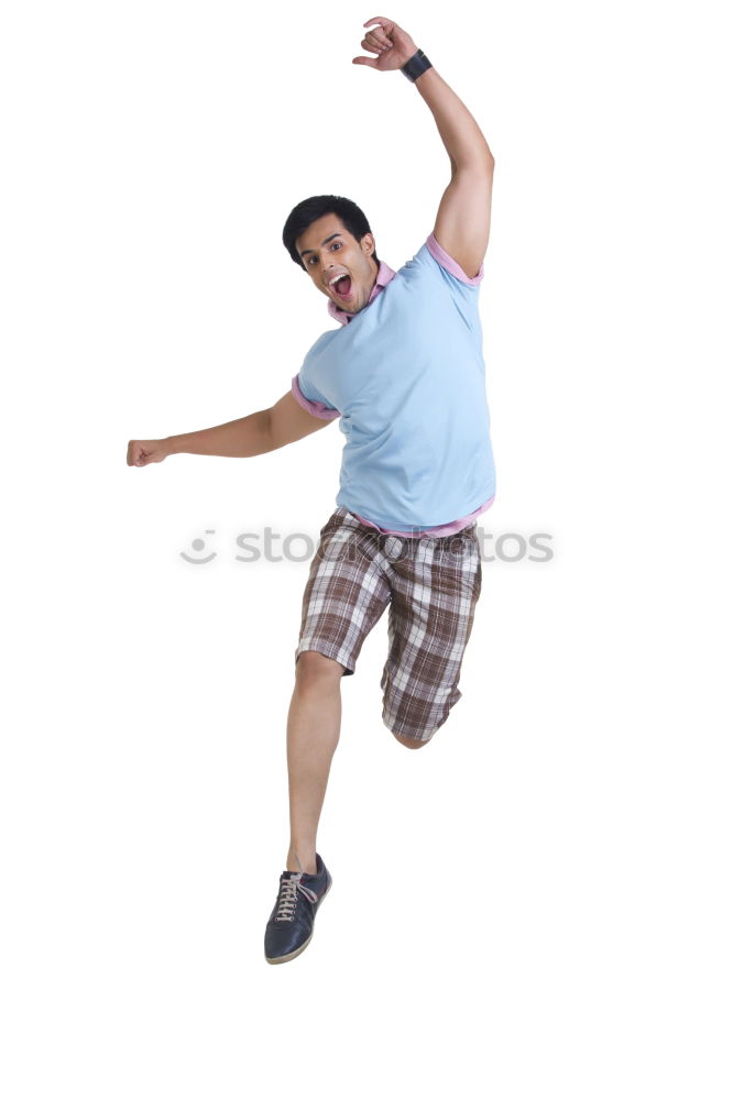 Similar – Young man having fun at the beach