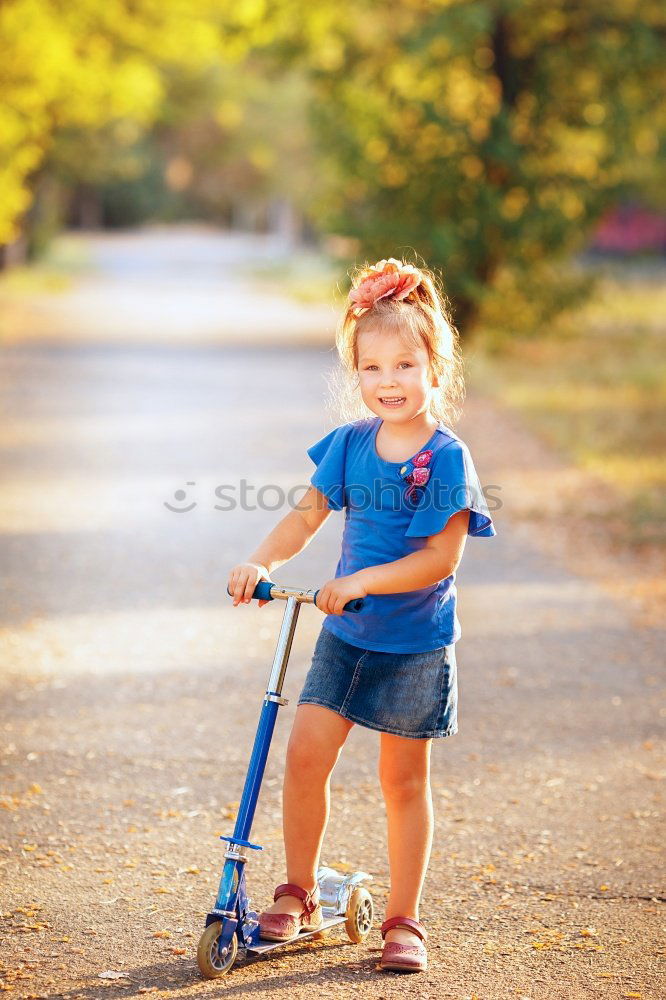 Similar – Image, Stock Photo Lovely little girl in a park