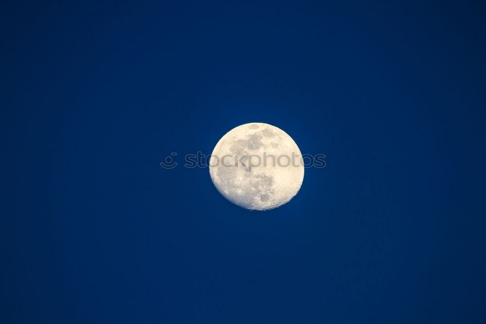 Image, Stock Photo luna Dark Night Full  moon