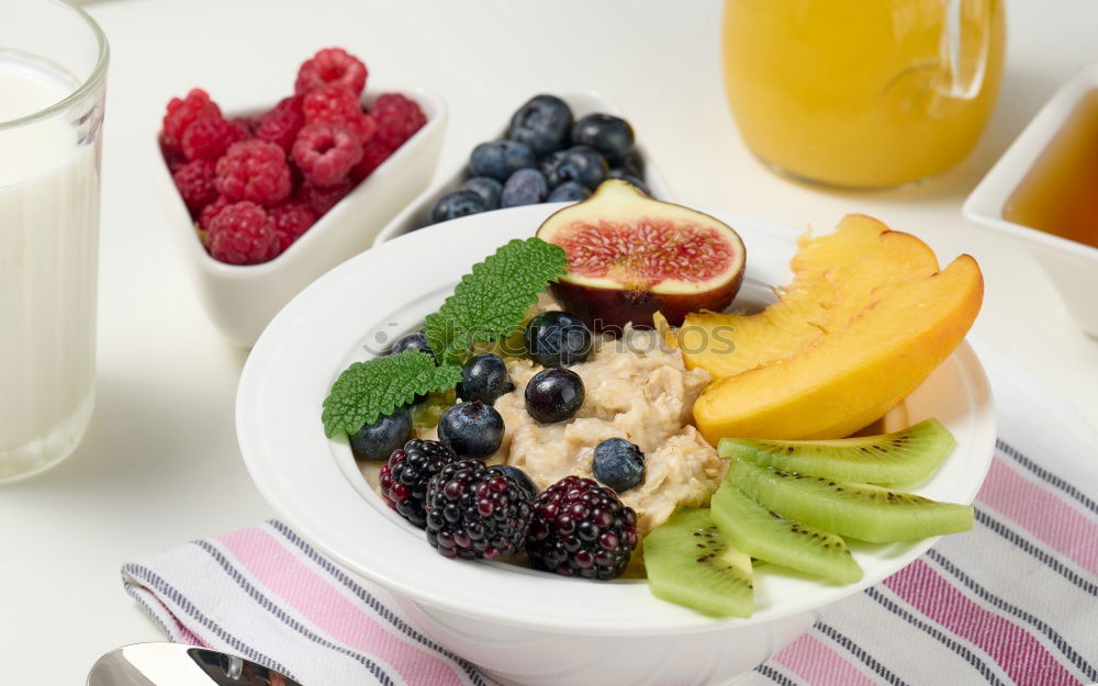 Similar – Image, Stock Photo ingredients of a tasty breakfast