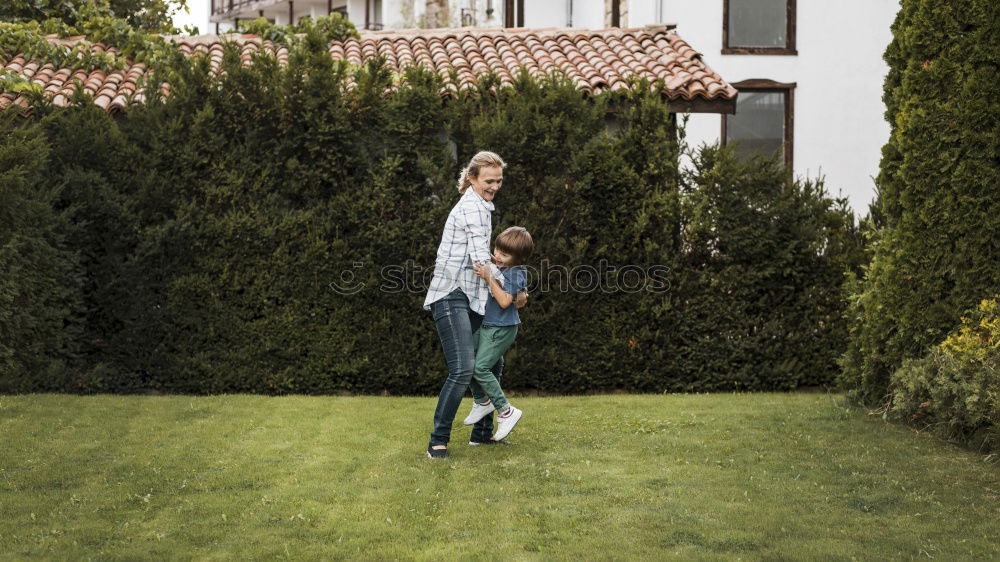 Similar – Image, Stock Photo Run Boy Human being