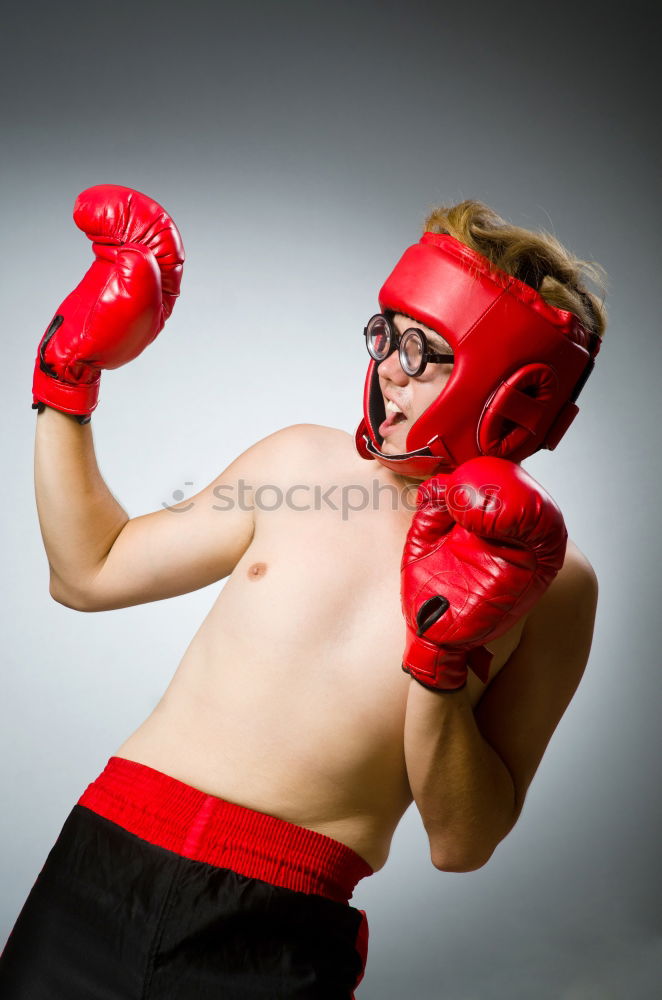 Similar – Image, Stock Photo Boxing Girl! Athletic