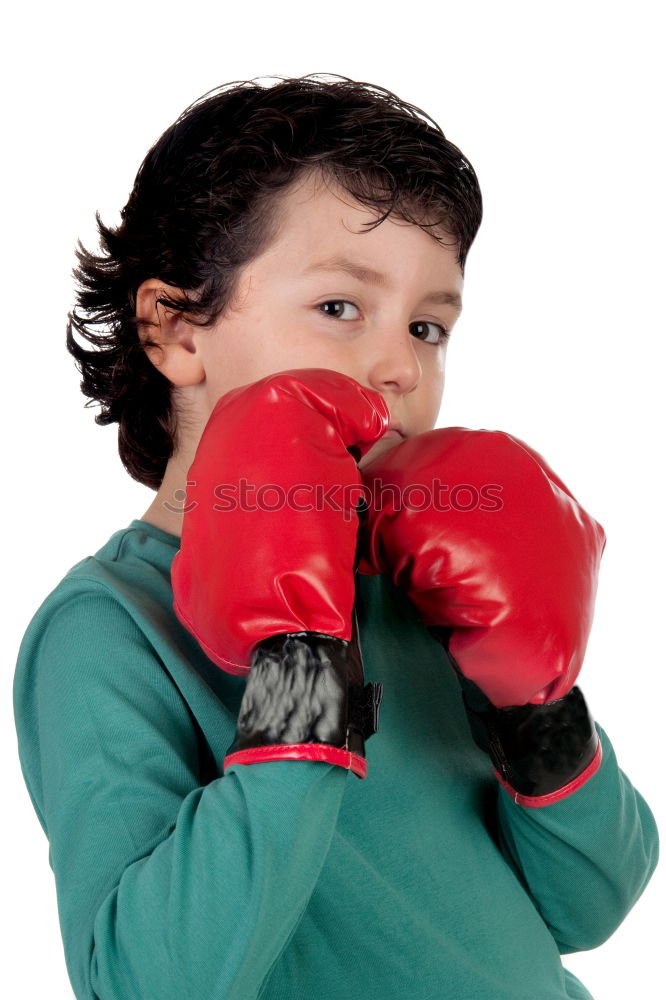 Similar – Image, Stock Photo Boxing Girl! Athletic