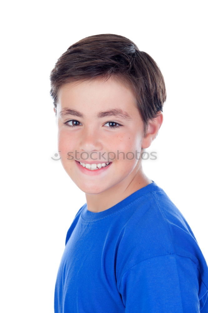 Similar – Image, Stock Photo Funny child with ten years old