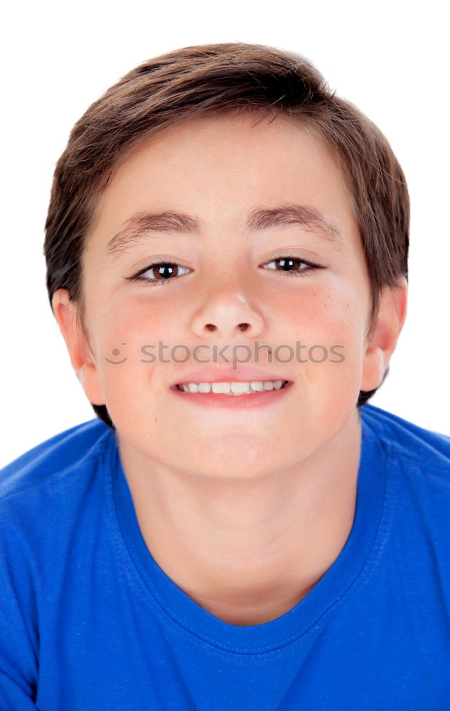 Similar – Image, Stock Photo Funny child with ten years old