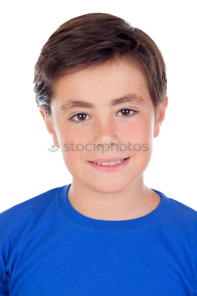 Similar – Image, Stock Photo Funny child with ten years old