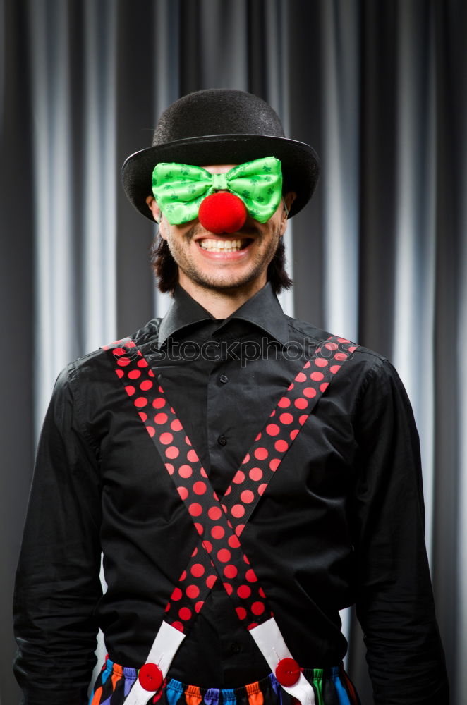 Similar – funny boy with clown nose