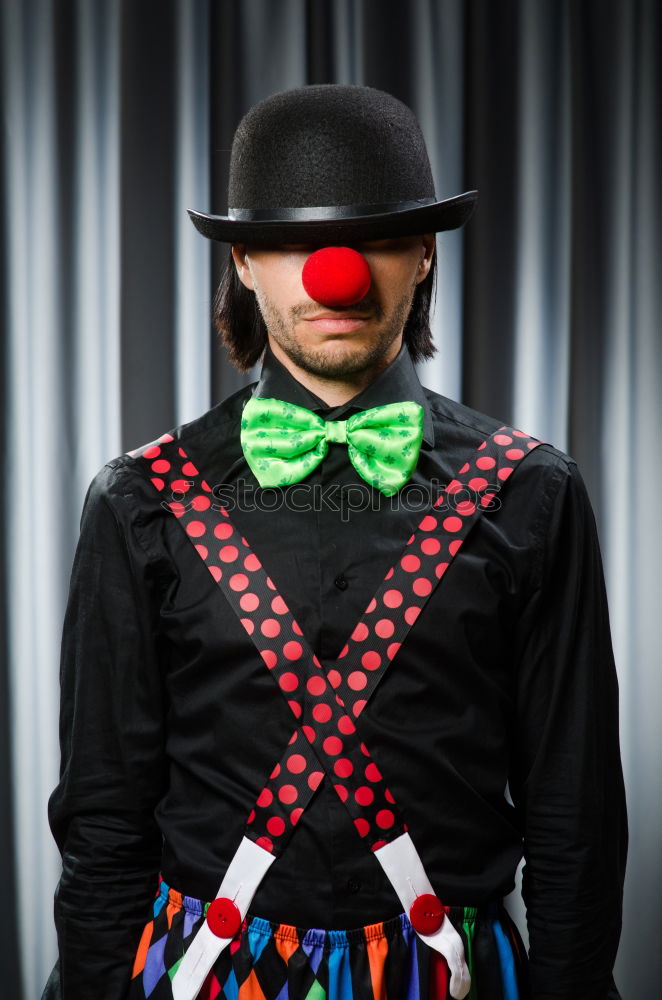 Similar – funny boy with clown nose