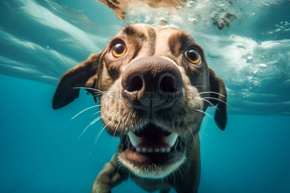 Foto Bild Augen zu und durch Meer