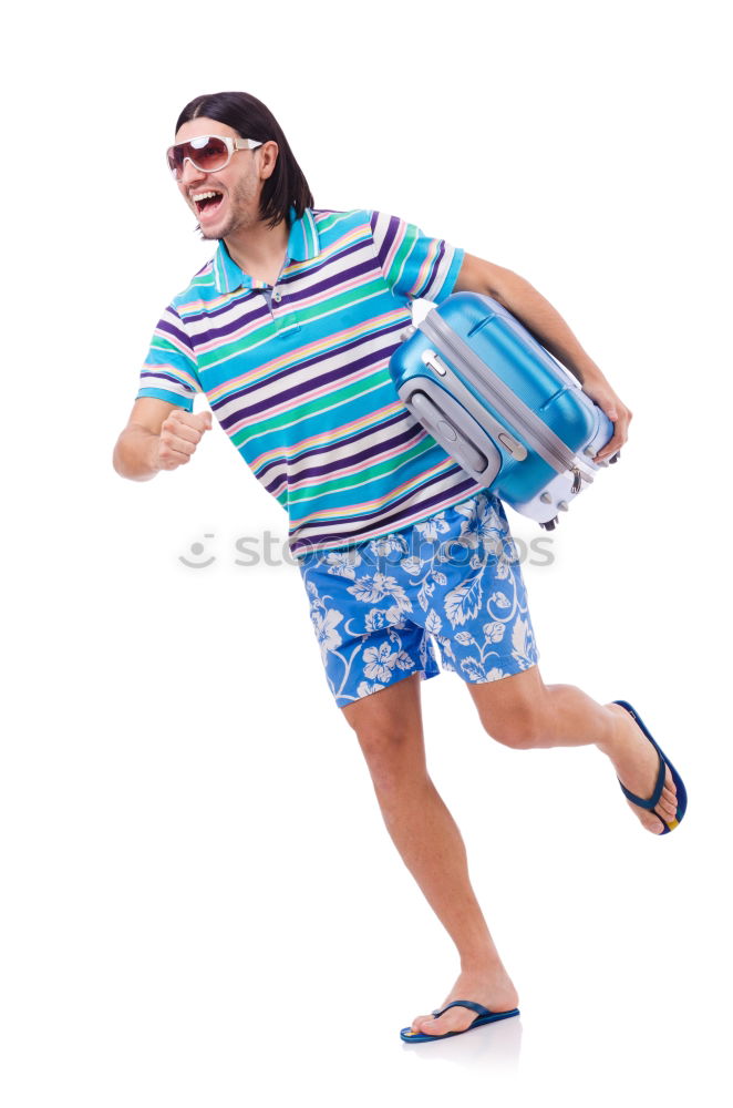 Similar – Young man having fun at the beach