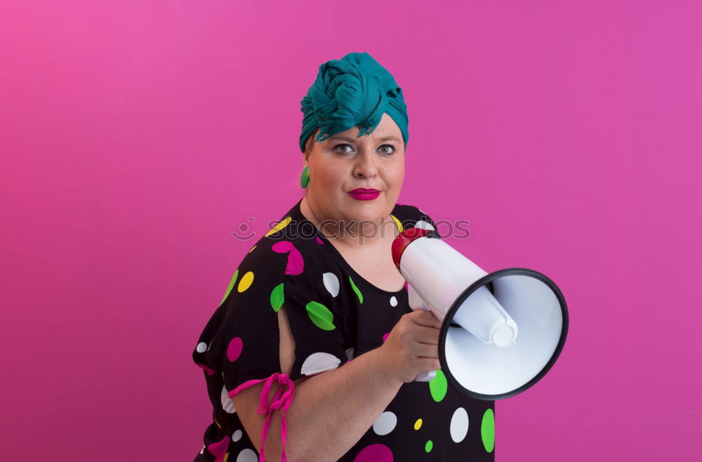 Similar – Image, Stock Photo young woman doing facial expressions against a pink background