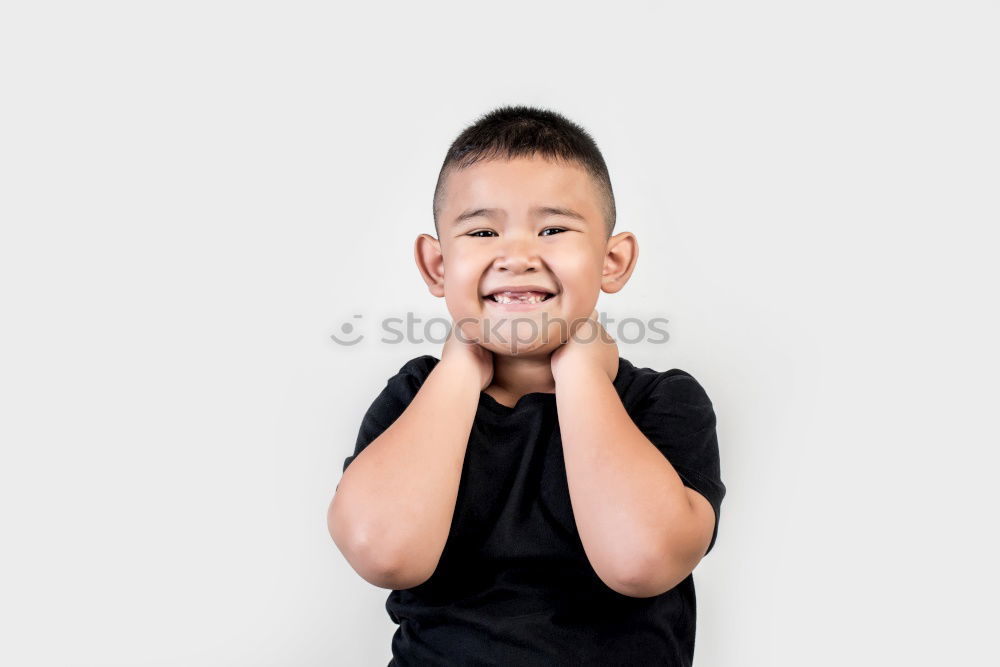 Similar – asian boy alone in the house,