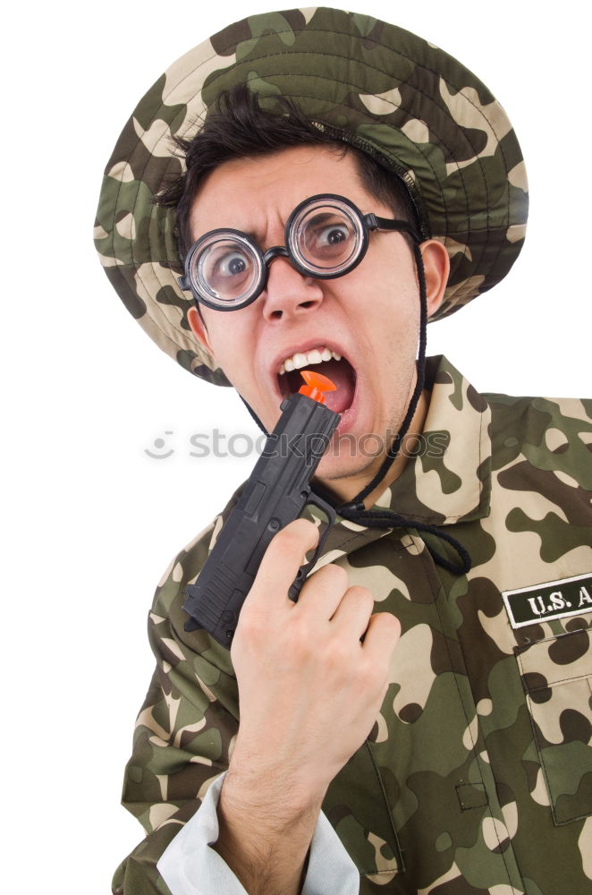 Image, Stock Photo The military is tough!