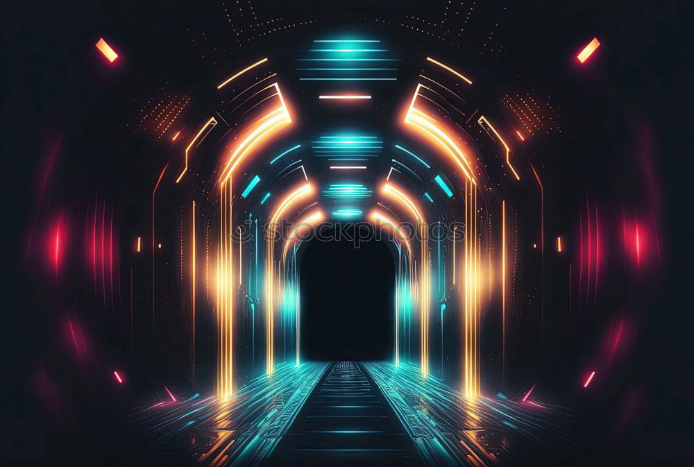 Similar – Image, Stock Photo tunnel corridor