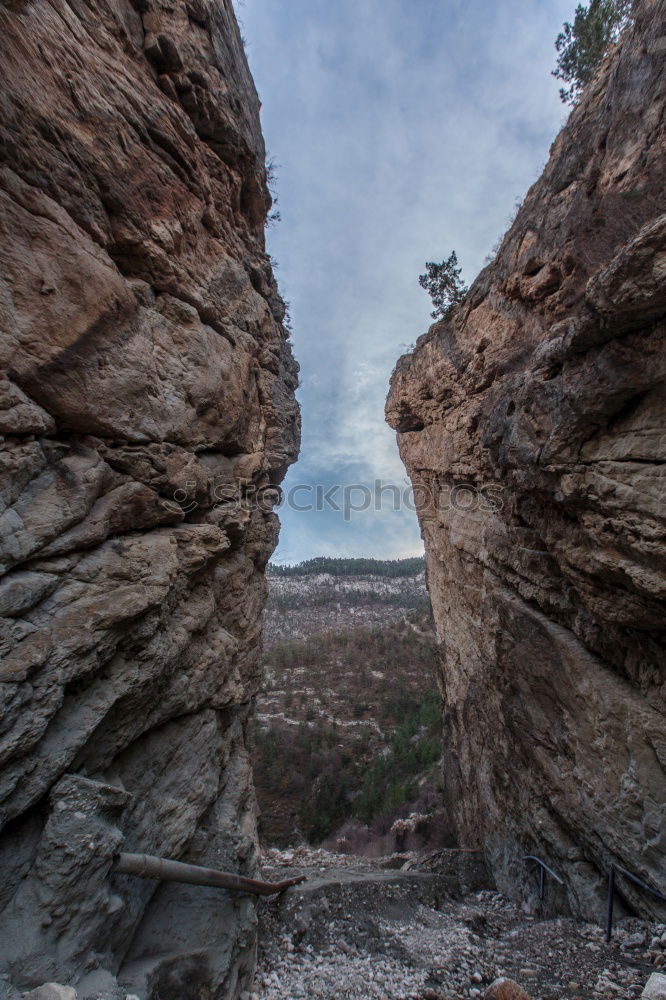 Image, Stock Photo canyon Environment Nature