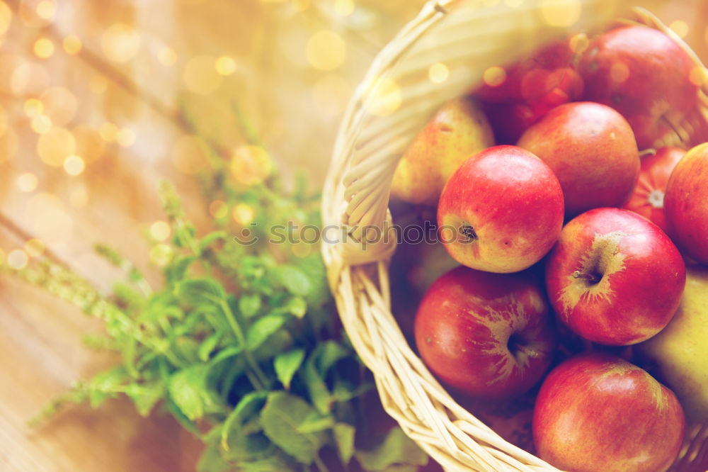 Similar – Image, Stock Photo Beautiful woman choosing apples in supermarket.