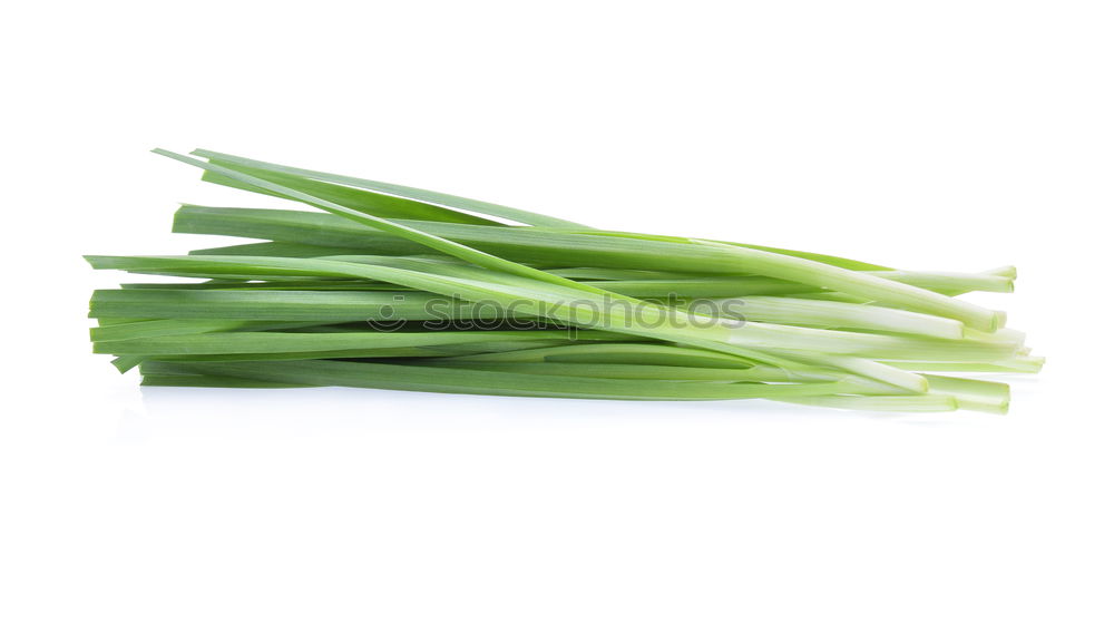 Image, Stock Photo bunch spring onions Food