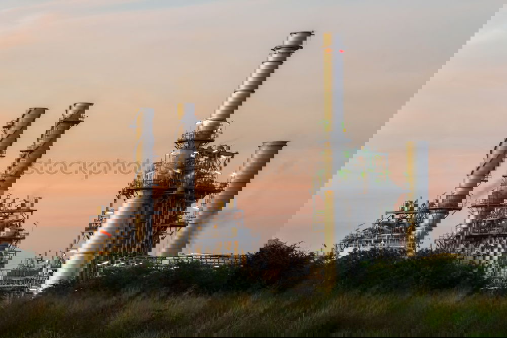 Similar – Foto Bild Raffinerie Erdöl Benzin