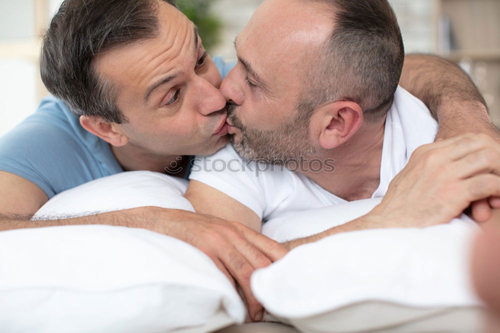 Similar – Gay couple in a romantic moment outdoors