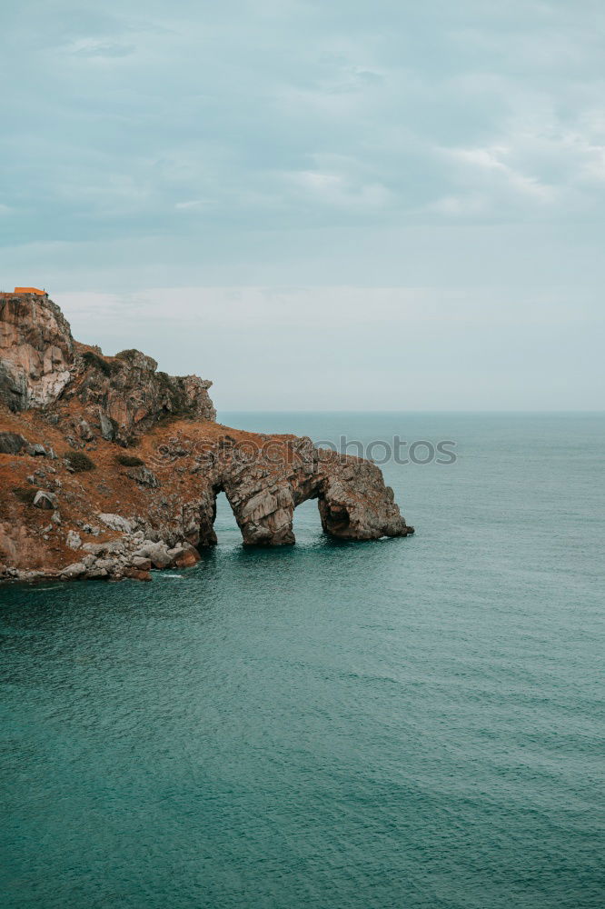 Image, Stock Photo Water flowing calmly in mountain valley