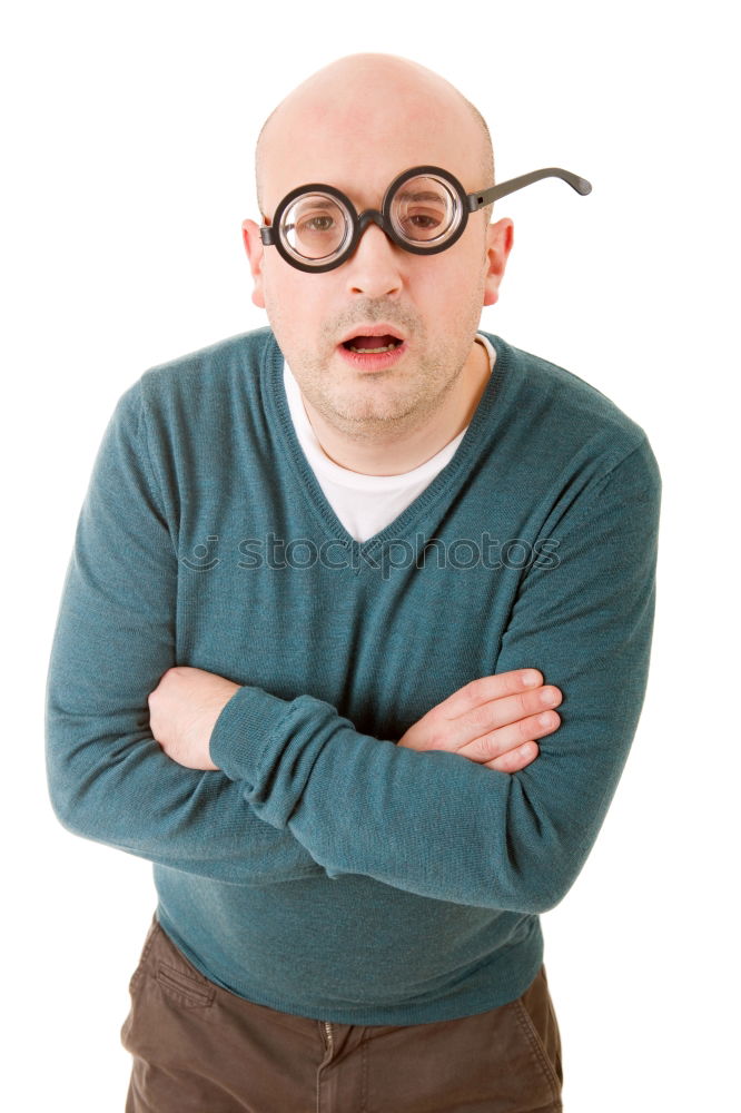 Similar – Image, Stock Photo Senior Man Exercising In Park