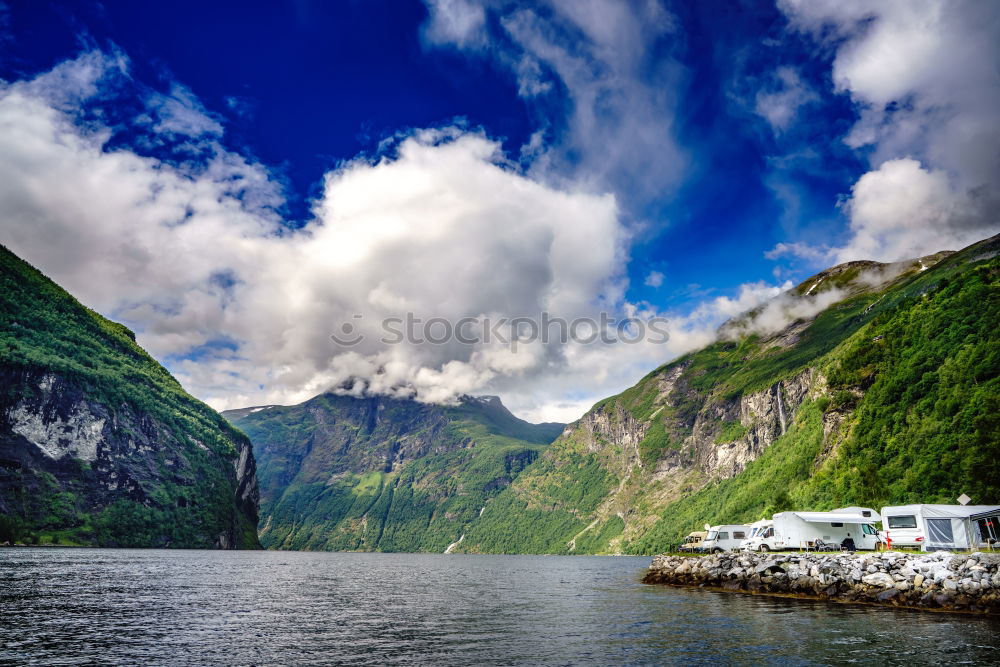 Similar – View of the Geirangerfjord